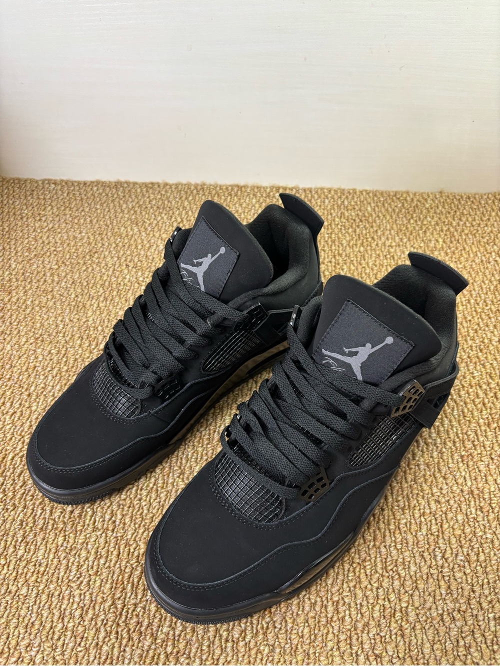 Air Jordan 4 Retro Black Cat (2020 Edition) -Men’s Athletic Basketball Sneakers - Picture 2 of 6